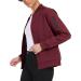 MoFiz Women's Bomber Jacket - Casual Spring & Summer Lightweight Zip Jacket in Red | XXL College Leisure Wear - Buy Online on GoSupps.com