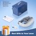 Knqze 4D Neck Massage Device with Heat - Wireless Shiatsu Pillows for Pain Relief | Expert Knet Massage for Neck Shoulder & Legs - KN6 Gray - Buy Online on GoSupps.com