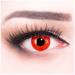 Colored red contact lenses Colored Crazy Fun Red Devil with free lentil container Top quality for Halloween carnival and carnival Fastnacht