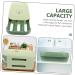 OSALADI Egg Storage Box Plastic Pallets Fridge Egg Holder Refrigerator Egg Storage Container Camping Shelf Green 34x22x7.8cm - Buy Online on GoSupps.com