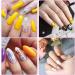 Feather Nail Art Stamping Kit - 4 Templates, Stamper, Scraper, Dreamcatcher Plates for DIY Manicure - Style 1 - Buy Online on GoSupps.com
