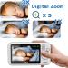 Taktark Baby Monitor with Camera - 4.3 Video Babyphone Night Vision Intercom Digital Zoom & Temperature Monitoring - BM612-EU - Buy Online on GoSupps.com