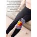 Heated Knee Massager & Thigh Massager - Cordless 3-in-1 Heating Pad for Pain Relief (Purple - Buy Online on GoSupps.com