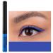 Coloured Eyeliner Matte Liquid Eyeliner Blue Eyeliner Long-Lasting Waterproof Liquid Eye Liner Highly-Pigmented Colourful Eyeliner for Eye Makeup Tools Black White Brown(Only Light-Blue) Lightblue-19