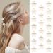 ISSION 20Pcs Mini Flower Hair Clips for Girls Women Small Hair Claw Clips Cute Hair Clips Clear Flower Claw Clips Hair Accessories for Girls Women
