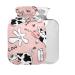 Funny Cows Hot Water Bottle with Cover 2L Large for Pain Relief Headaches Neck and Shoulders