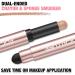 FOCALLURE No Crease Eyeshadow Stick - Creamy Matte & Shimmer Pencil with Smudge-proof, Waterproof Formula - PLUSH 01 - Buy Online on GoSupps.com