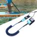 Haimont Premium SUP Leash, Stand Up Paddle Board Surfboard Coil Leash Leg Rope with Adjustable Thigh Ankle Cuff for Paddleboard, Longboard, Shortboard Blue