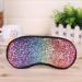 Zeiwohndc Glitter Sequins Sleeping Eye Mask | Rainbow Gradient Color | Elastic Eyeshade Cover for Women Girls | Travel Blindfold - Buy Online on GoSupps.com