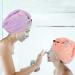 Whaline 2 Pack Parent-Child Quick Dry Hair Towel Set - Cute Mouse Design - Super Absorbent Cotton Hair Turban Wraps - Perfect for Women & Kids with Curly, Long, or Thick Hair - Purple Pink - Buy Online on GoSupps.com