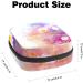 Anna Cowper Watercolor Daisy Sanitary Napkin Storage Bag | Menstrual Cup & Nursing Pad Holder | Portable Period Pouch for Women & Teens | Multi-colored - Buy Online on GoSupps.com
