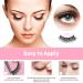 Shop 8D Fluffy Cat Eye Fake Lashes - Natural Look Faux Mink Eyelashes | 7 Pairs D Curl Wispy Lashes for Stunning Extensions - Buy Online on GoSupps.com
