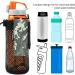Buy Bassdash Tactical MOLLE Water Bottle Bag - Foldable Mesh Holder with Carabiner for Travel Fishing Hiking & Outdoor Activities | Jungle Camouflage - Buy Online on GoSupps.com