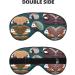 Buy SSIMOO Many Hedgehogs Soft Sleep Eye Mask | Female Breathable Eye Patch for Travel & Relaxation - Black - Buy Online on GoSupps.com