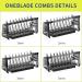 Yinke Guards Combs for Philips OneBlade Pro - 14-Length Precision Guide Comb Set for QP2520 QP2530 QP2620 QP2630 - Hybrid Electric Trimmer/Shaver Replacement Kit - 4PC-1235MM - 4 Count - Buy Online on GoSupps.com