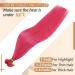 Runature Bondings Extensions | Real Hair U Tip Extensions 55cm | Hot Pink Keratin Hair Extensions 25g 25 Strands - Buy Online on GoSupps.com
