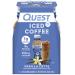 Quest Nutrition Iced Coffee Vanilla Latte 1g of Sugar 10g of Protein 90 calories 200mg of caffeine 4 Count Vanilla Latte 2.5 Fl Oz (Pack of 4)