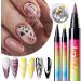 RoseFlower 12 Color 3D Nail Art Pens Set Acrylic Paint Pens Nail Art Painting Pen Nail Art Graffiti Pen Quick-drying Waterproof Nail Point Graffiti Dotting Pen for Nail DIY Dot Line Flower Pattern#2 - Buy Online on GoSupps.com