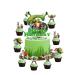 25pcs Monster Shrek Cupcake Topper Picks Boy Children Party Decoration Shrek Party Favors Kid's Birthday Party cake Decoration Supplies