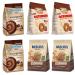 Mulino Bianco Lot de 2 biscuits Mulino Bianco Cioccograno avec chocolat 350 g + 2 biscuits Misura Fibraextra Integrali grains pleins 330 g + 2 x Divella Ottimani Integrali con gocce di cioccolato