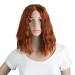 MapofBeauty 14"/35cm Sexy Beautiful Woman Short Curly Hair Role Play Wig And Daily Use Wig (Red Copper)