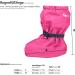 Playshoes Kid's Waterproof Footies with Fleece Lining - Medium Pink | Unisex Pantuflas - Buy Online on GoSupps.com