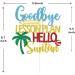 Colorful Glitter Goodbye Lesson Plan Hello Suntan Cake Topper Let the Adventure Begins/Beaching not Teaching Hawaiin Luau Summer Beach Vacation Retirement Party Decorations - Buy Online on GoSupps.com