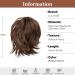 CJL Medium Brown 8 inch Claw Clip Ponytail Hair Extension | Messy Bun Hairpiece - Buy Online on GoSupps.com
