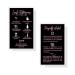 Lash Extension Aftercare Cards - 50 Pack | Eyelash Supplies | 2x3.5 inches Business Card Size | Black & Neon Pink Design - Buy Online on GoSupps.com