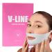 LAPCOS V-Line Contour Face Mask (5pk) | Chin Mask to Lift Tighten Skin | Define Jawline | With Hydrating Vegan Collagen | Korean Beauty Favorite