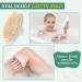12 Piece Soft Natural Bristle Dry Body Brush Set for Exfoliating and Circulation Boost | Shower Scrubbing Brush for Massage | 4.7 x 2.6 Inches - Buy Online on GoSupps.com