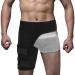 Zyyini thigh bandage pain compress compression hip thighs bandage adjustable hip/groin support with Velcro fastener for thigh pain relief