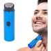Mini Electric Shaver - Portable Rechargeable Self-Sharpening Beard Tool - High Efficiency Stainless Steel (Blue) | International Shipping Available - Buy Online on GoSupps.com