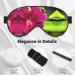 Hibiscus Flower Print Sleep Eye Mask | Soft Eyeshade for Travel & Napping | Perfect for Women & Men - Buy Online on GoSupps.com