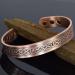 Copper Magnetic Bracelet Men Women Celtic Copper Bangle Cuff Magnetic Band Copper Magnetic Jewellery Holistic Neodymium Magnets-CEK (M: Wrist 16.5-19.5cm/6.5-7.7") - Buy Online on GoSupps.com
