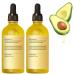 Veganic Organic Hair Repair Oil Revitalize Thin Dry Damaged Hair with Rosemary Oil for Enhanced Hair Health (2PCS) Yellow