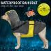 Shop Mosucoirl Waterproof Dog Coat with Hood - Reflective Windproof Rain Jacket for Small & Medium Dogs | 2XL Green - Buy Online on GoSupps.com