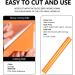 FUNKAKA Orange HTV Vinyl Roll 12 x 9' - Easy Weed & Cut Heat Transfer Vinyl for T-Shirt Design - Buy Online on GoSupps.com