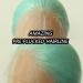 Mint Green Long Straight Synthetic Lace Front Wig for Black Women - Heat Resistant Fiber Hair, Pre Plucked Natural Hairline - Ideal for Cosplay and Daily Wear - Buy Online on GoSupps.com