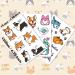 Ooopsiun Dog and Cat Temporary Tattoos for Kids - 14 Cute Sheets | Birthday Party Favors for Boys and Girls | Fake Tattoos Art Craft Supplies - Buy Online on GoSupps.com