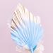 Dried Flowers for Cake Decoration & Crafts - Blue Gold & White Palm Spear | The Baked Studio - Buy Online on GoSupps.com