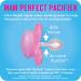 MAM Perfect Night Pacifiers (2 Pacifiers & Sterilizing Box) MAM Soother with a Silicone Nipple Glow in the Dark Pacifiers Baby Essentials Girl 0-6 Months - Buy Online on GoSupps.com