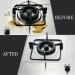 Stove Burner Cover Double Thick Reusable Non Stick Heat Resistants Stove Protector Cuttable Stove Burner For Kitchen Canisters Bathroom (Silver One Size) Silver One Size - Buy Online on GoSupps.com