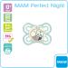 Mam Perfect Night Luminous Silicone Pacifier with Holder for 2-6 Months - Light Blue | Soothing Newborn Essentials - Buy Online on GoSupps.com