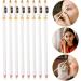Hohopeti Lot de 12 Taille-Crayons pour Crayons Sourcils en Bois Taille Portable Couleur Blanc Pur Outil Pr cis pour Maquillage F minin Pratique et R sistant aux Taches pour - Buy Online on GoSupps.com