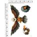 Large American Eagle Flying Bird Temporary Tattoo Sticker for Men, Women, Teens - Waterproof 3D Body Art Fake Tattoo (13 Pack) - Buy Online on GoSupps.com
