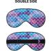SSIMOO Mermaid Fish Scale Sleep Mask | Adjustable Breathable & Fashionable Eye Mask for Comfortable Sleep | International Shipping Available - Buy Online on GoSupps.com