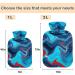 Buy Naanle 2L Hot Water Bottle with Cover - Red Blue Marble | Back Pain Relief Hand & Foot Warmer Neck Warmth & Cold Therapy - Buy Online on GoSupps.com