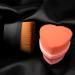 Liquid Foundation Applicator Brush Cosmetic Sunscreen Applicator | Heart-Shaped Powder Makeup Tools Travel Size Cosmetic Applicator for Kids And Adult Pink - Buy Online on GoSupps.com