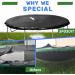 Sposuit 12/14/15ft Trampoline Cover - Rainproof UV Resistant Protection for Round Trampolines | Wear-Resistant Gravity Material | 12 FT - Buy Online on GoSupps.com